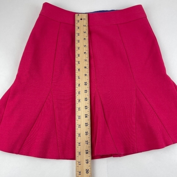 Banana Republic Skirt Womens Size 4 Pink Ruffled Zipper - Picture 6 of 8